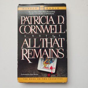 All That Remains by Patricia Cornwell 1994, Audio Cassette, Abridged
